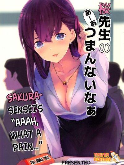 Sakura Sensei No A-ah Tsumannai Na